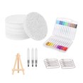 thumbnail image 2 of Magic 3D Foam Texture Painting Kit, Magic Puffy Paint, 3D Drawing Magic Canvas Sponge Puffy Popcorn Drawing Texture Painting Kit Diy Bubble Drawing Pen 2 of 14