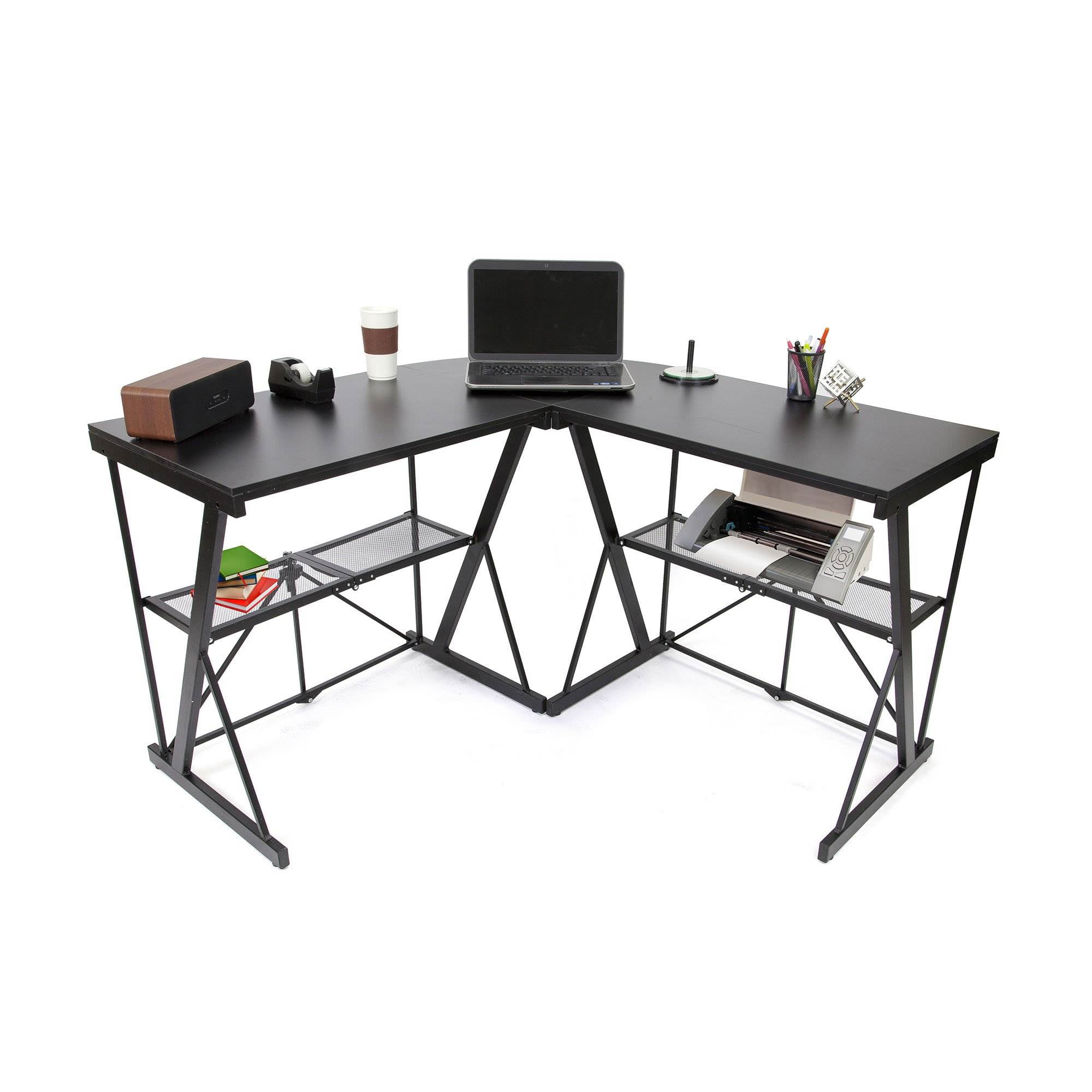 Black Origami Foldable Computer Desk