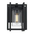 thumbnail image 5 of Tribeca 1-Light Metal Outdoor Wall Sconce in Black, 5 of 5