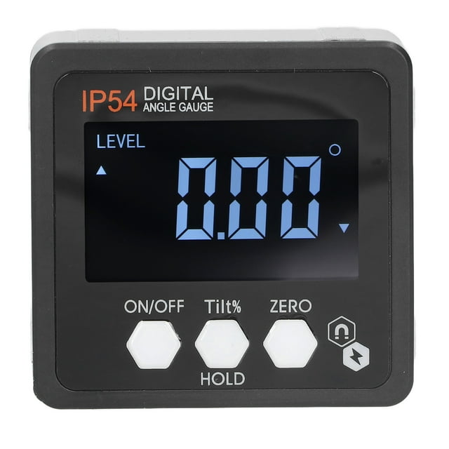 Protractor digital, IP54 Finder de Nivel de Nivel de Ángulo Magnético de Ángulo Impermeable Con Bolsa de Almacenamiento para Carpintería para la Industria para la construcción