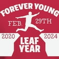 thumbnail image 3 of CafePress - Forever Young Feb 29Th Leap Year T Shirt - Men's Classic Graphic Cotton T-Shirt, 3 of 4