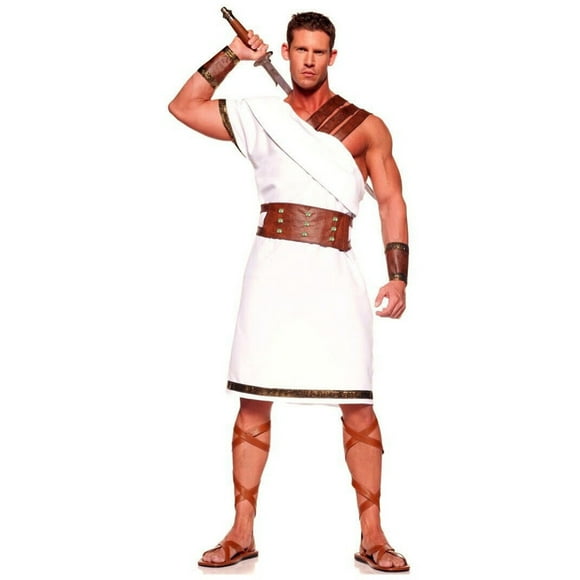 2025 Medieval Roman Couple White Slim Tuxedo Greek Mythology Belted Costume Men's Suit Jacket Halloween Masquerade Menswear