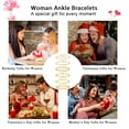 thumbnail image 6 of APSVO 6 Pcs 18K Gold Plated Ankle Bracelets for Women Cuban Figaro Paperclip Singapore Satellite Mirror Anklet Set Birthday Christmas Jewelry Gifts Teen Stocking Stuffers Adults, 6 of 6