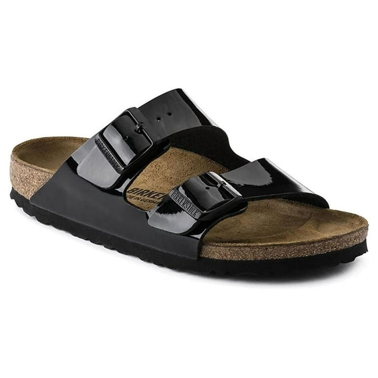Birkenstock Arizona Birko-Flor Sandals - Black Patent - 42 - Walmart.com