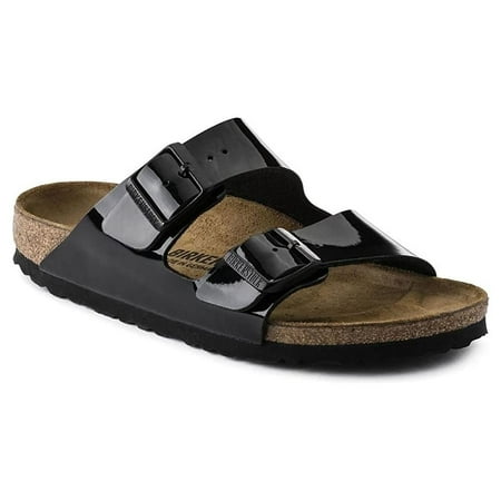

Birkenstock Arizona Birko-Flor Womens Sandals - Black Patent - 45