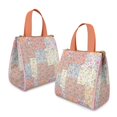 thumbnail image 2 of Pioneer Flower Floral Print Pattern Insulated Lunch Bag for Women & Adults,Large Portable Soft Cooler Lunch Bag,Thermal Food Storage Tote with Pearl Cotton,8.66L,8.75x5.75x9.5 Inch, 2 of 6
