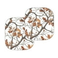 thumbnail image 5 of Jeiento Maple Leaves Automotive Windshield Sunshades Universal Car Windshield Sun Shade 2 Piece Sun Visor for Car Windshield SUV Front Window Sun Blocker Visor Protector Car Accessory, 5 of 7