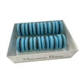 thumbnail image 3 of Macaron Bites Blueberry Gift Box - 12 Count, 3 of 8