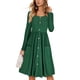 thumbnail image 2 of Vestido Midi Manga Larga,Vestido Manga Larga Redondo Mujer Vestido Manga Larga Mujer Vestido Cuello Redondo Tecnología Avanzada, 2 of 5
