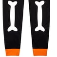 thumbnail image 4 of Gunia Halloween Pajamas Kids Boys Girls Skeleton Print Long Sleeve Top And Pants 2 Piece Pj'S Sleepwear Pjs Black, 4 of 4
