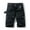 Black, variant on LYMAYTER Men's Outdoor Cargo Shorts Multi-Pocket Vintage Shorts Summer Hiking Shorts 30-38