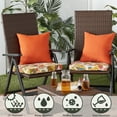 thumbnail image 5 of Greendale Home Fashions 18 x 18 in. Esprit Floral Square Outdoor Chair Pad (Set of 2), 5 of 6