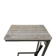 thumbnail image 3 of Carolina Living Chloe C-Form Accent Table - USB Ports - Natural Driftwood Top - Aged Iron Base, 3 of 8