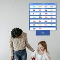 thumbnail image 3 of Classroom Hanging Pocket Chart Standard Polyester/PVC Words Sentence Strips Storage, 3 of 6