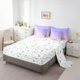 thumbnail image 5 of Castle Fairy Starry Sky Bedding Comforter Set 7-Piece for Boys Girls,Dreamy Princess King Bedding Sets,Gradient Pink Purple Ultra Soft Bed Sheets,Luxury Bedroom Decor,Reversible, 5 of 8