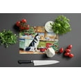 thumbnail image 3 of Siberian Husky Christmas Cookies Glass Cutting Board, 3 of 5