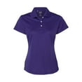 thumbnail image 2 of Adidas - Women's Basic Polo - A131 - Collegiate Purple/ White - Size: M, 2 of 3