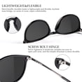 thumbnail image 4 of Gafas de Sol Yaserra Vintage Redondas Polarizadas UV400 para Mujer y Hombre, 4 of 6