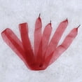 thumbnail image 4 of EeaseCA 1 Paire de Lacets Transparents Élargis de 4 cm pour Chaussures de Fête, Danse, Randonnée, Décorations Hip-hop (Rouge Vin), 4 of 7