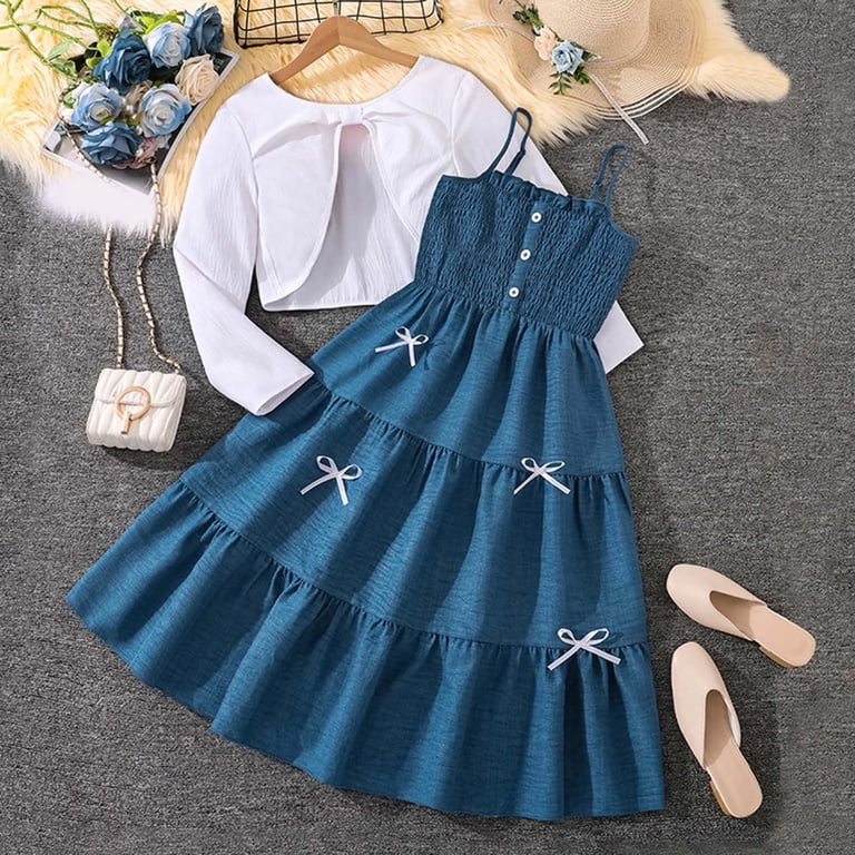 Gubotare Dress for New Born Baby Girls Girls Dress Kids Crew Neck Long Sleeve Cute Fall Winter Dresses Size 8-9 (White,8-9 Years) Gubotare Dress for New Born Baby Girls Girls Dress Kids Crew Neck Long Sleeve Cute Fall Winter Dresses Size 8-9 (White,8-9 Years)