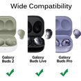 thumbnail image 2 of Funda rígida compatible con Samsung Galaxy Buds 2 (2021), cobertura total, con llavero y protección para Samsung Galaxy Buds Pro (2021), 2 of 5