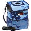 EPAuto Waterproof Car Trash Can with Lid and Pocket, Camouflage Blue