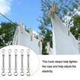 thumbnail image 4 of Stainless Steel 304 Turnbuckle Wire Rope Tension Pack of 8 (M6-Eye & Eye), 4 of 6