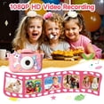 thumbnail image 3 of PayUSD Kids Camera Unicorn Selfie Camera Toys for Toddlers Ages 3+ Girls Boys HD Digital Video Camera 32GB, Christmas Birthday Gifts, Pink, 3 of 8