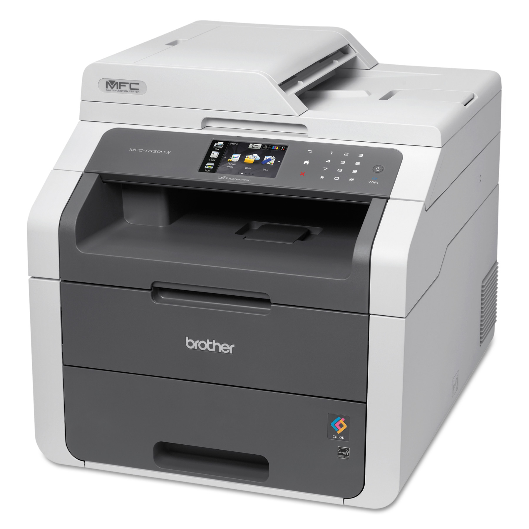Brother MFC-9130CW Digital Color All-in-One with Wireless Networking Printer/Copier/Scanner/Fax Machine - image 2 of 3
