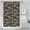 Green Brown Camo, variant on Pixel Gray Camo Digital Pattern Shower Curtain 72"x72" ,Bathroom Decorative Shower Curtains Set with 12 Hooks,Modern Waterproof Washable Shower Curtain