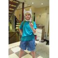 thumbnail image 3 of Anime Game Cosplay Hat Kid Cute Green Plush Backpack White Bunny Ears for Easter Day Costume Halloween Accessory-Good, 3 of 4