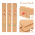 thumbnail image 3 of FONDOTIN 6pcs Pin Boards for Wall Yellow Simple Design Announcement Sharing Classroom Accessories Office Use, 3 of 5