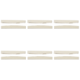 thumbnail image 1 of 6 String Acoustic Bone Bridge Guitar Slotted Saddle Guitar Parts(Pack of 12), 1 of 8