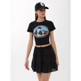 thumbnail image 3 of Printed Cotton Crop T-Shirt, 3 of 6