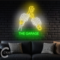 thumbnail image 3 of C-CRAFT Skeleton Hand Hold Wrench Neon Led Light Up 38 inch for Garage Wall Decor, 3 of 5