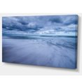 thumbnail image 2 of Nuages Orageux au-Dessus de l'Océan - Oeuvre Moderne de Paysage Marin sur Toile, 2 of 3
