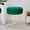 Green, variant on Velvet Soft Modern Vanity Footstool -Round Footrest Stool Ottoman Side Table Seat Dressing with Golden Metal Leg and Sponge Filling,Upholstered Foot Rest, for Living Room and Bedroom Teal