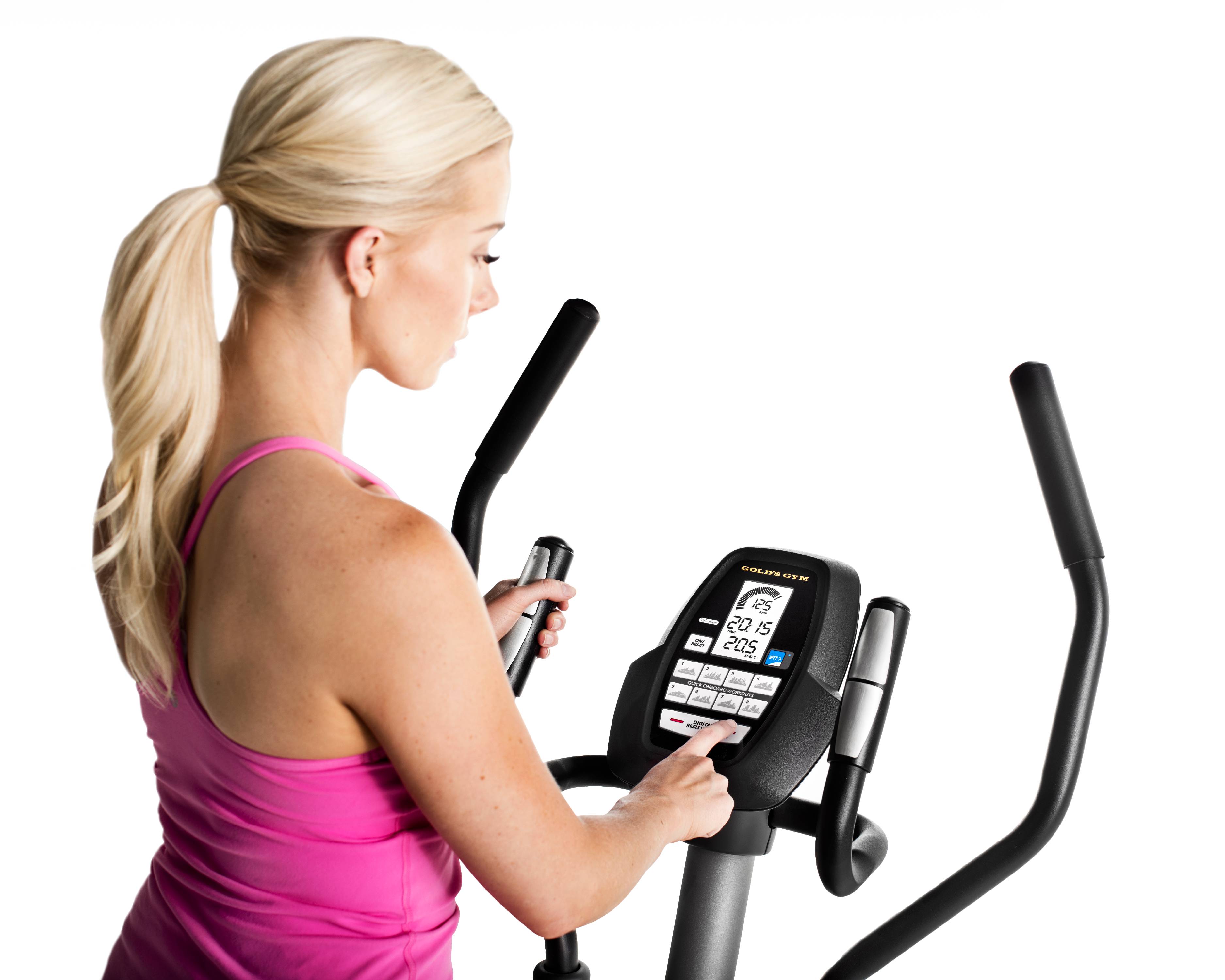 Gold's Gym Stride Trainer 380 Elliptical, iFit Coach Compatible - image 9 of 9