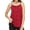 4,T-button-wine, variant on COMFREE Women's Camisole with Built in Bra Tank Top Flowy Swing Pleated Tank Top Cami with Adjustable Strap