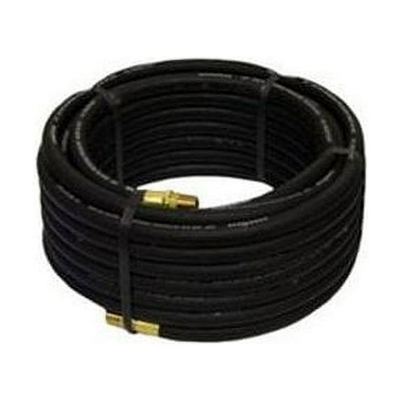 GOODYEAR Rubber, Black 3/8in x 50ft Air Hose 1/4 in Air Inlet Size NPT