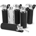 thumbnail image 6 of Kitchen Lux Glass Water Bottle BPA-Free Glass Drinking Bottles with Lids and Sleeves, 18 Oz Pack of 4, 6 of 9