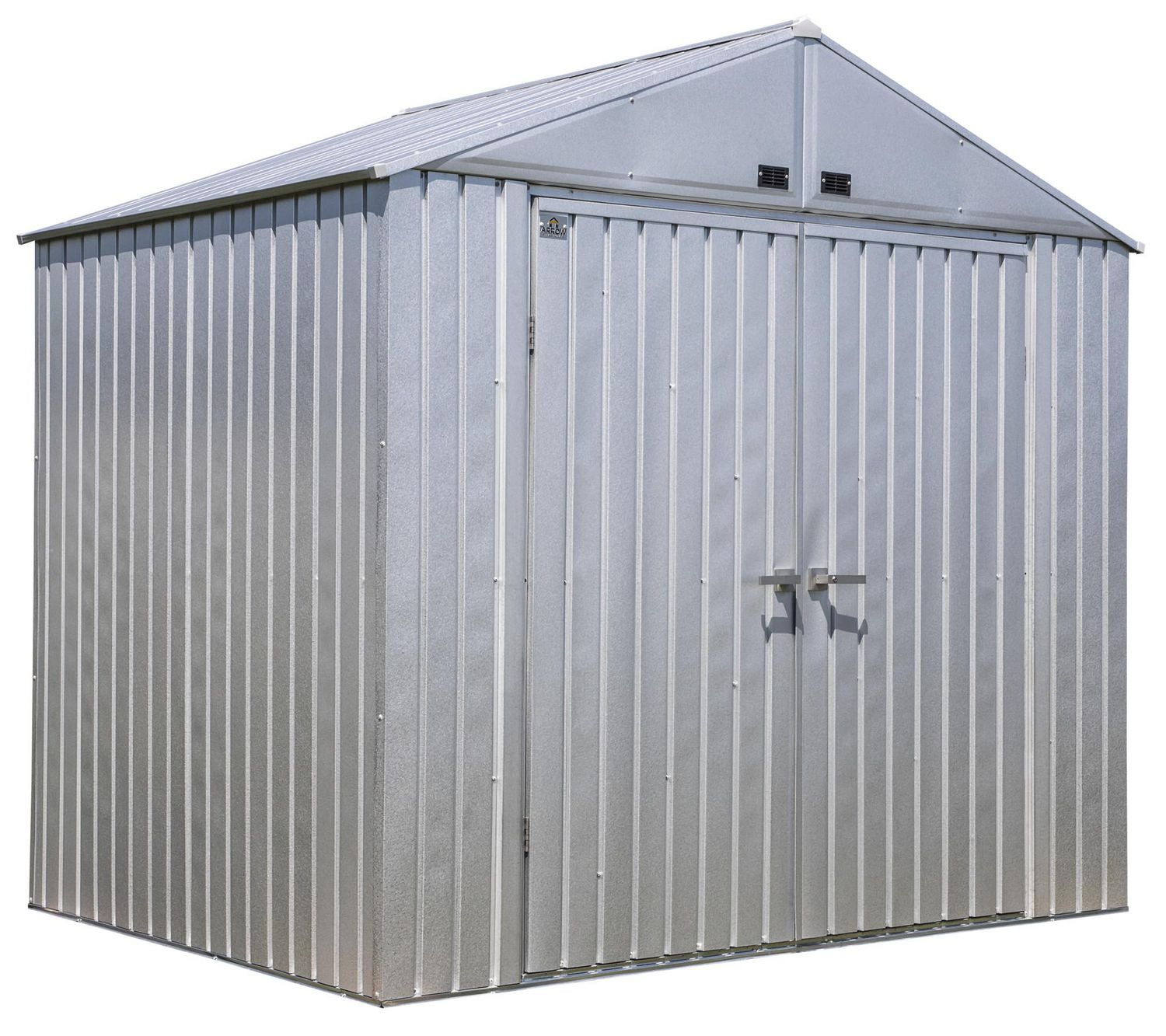 Arrow Elite Steel Storage Shed, 8x6, Galvalume