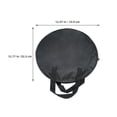 thumbnail image 2 of BESTYASH Sac de Rangement pour Coussinets de Tambour en Toile Oxford Noire 2 Pcs avec Extérieur Imperméable et Poignée Portable, 2 of 8