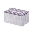 thumbnail image 4 of Soporte para caja de pañuelos faciales, soporte para caja de pañuelos de escritorio moderno, caja de pañuelos para mesita de noche, tocador de baño y Violeta, 4 of 8