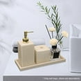 thumbnail image 5 of Vanity Tray,Marble Pattern Decor Bathroom Counter Tray, Jewelry Dish Bathroom Vanity Organizer, Perfume Tray for Tissues, Candles, Soap, Towel, , Stone Gray, 5 of 7