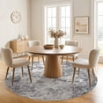 thumbnail image 4 of Toyoso 6x6 Washable Round Area Rug Abstract Modern Distressed Grey Soft Non Shedding Low Pile Circle Rug Machine Washable For Living Room Bedroom Dining Room Office, 4 of 9