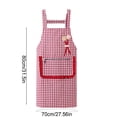 thumbnail image 3 of Waterproof Kitchen Apron with Pocket, Polyester Unisex Bib Apron, Stain Resistant Oil Proof Cooking Apron, Adjustable Straps, 4 Colors, 3 of 6