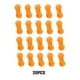 thumbnail image 5 of Soidarity 20 piezas cuentas de campana de pesca doble anillo alarma alertas sonajero aparejo varilla luminosa Terminal cebo accesorios Pescar Naranja, 5 of 6