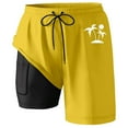 thumbnail image 4 of Kcolen Swim Trunks Men 7 Inch Solid Mens Swim Shorts Light Funny Mens Swim Trunks Men's Swim Trunks Summer Beach Oversized Swimming Shorts for Men, 4 of 4