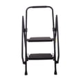 thumbnail image 2 of S SERENABLE 2 Step Ladder Anti Slip Pedal Practical Heavy Duty for Kitchen Garden Office, 2 of 9